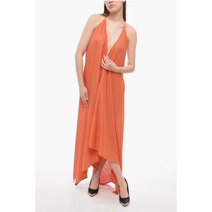 Alanui Linen Cape Dress with Tie Detail size Unica - Female