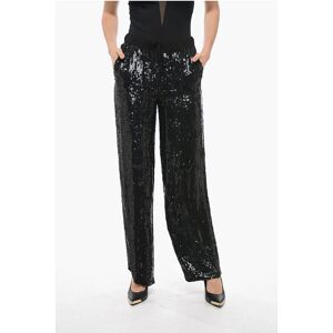 Parosh Sequined GOODY Wide-leg Pants size S - Female