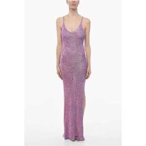 Retrofete Sequined Maxidress with Split size XS-S - Female