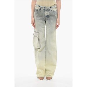 Off-White Straught Fit LAUNDRY Jeans With Side Pocket 24 cm size 26 - Female