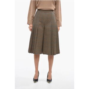 Celine Pleated Houndstooth Gaucho Pants size 40 - Female