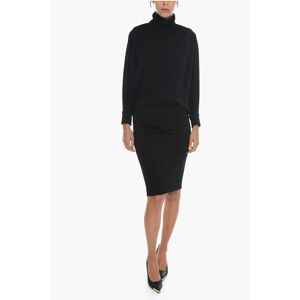 Saint Laurent Wool Dress With Bat Sleeves size 40 - Female