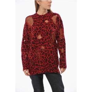 Versace Animal Motif Virgin Wool Crew-neck Sweater size 40 - Female Versace Animal Motif Virgin Wool Crew-neck Sweater size 40 - Female