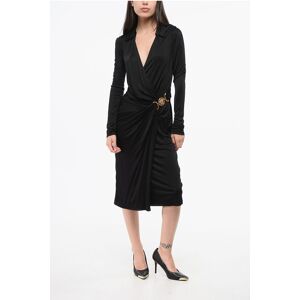 Versace Deep Neckline Crepe de Chine Bodycon Dress size 44 - Female Versace Deep Neckline Crepe de Chine Bodycon Dress size 44 - Female