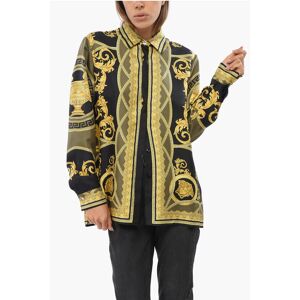 Versace Iconic Printed Silk Shirt size 42 - Female Versace Iconic Printed Silk Shirt size 42 - Female