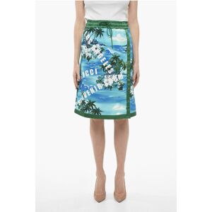 Gucci Pencil Skirt with LOS ANGELES Print size Xs - Female