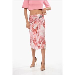 Versace Printed Wrap Skirt with Medusa Monogram size 40 - Female Versace Printed Wrap Skirt with Medusa Monogram size 40 - Female