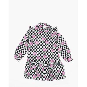 Off-White Kids floral motif checked dress size 8 Y - Unisex