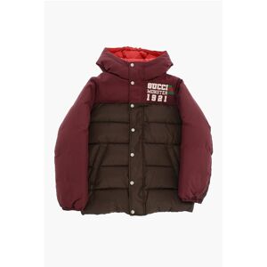 Gucci Kids Two-Tone Down Jacket with Logo-Buttons size 10 Y - Unisex