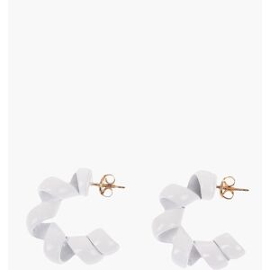 Bottega Veneta Enameled Silver TWIST Spiral-shaped Earrings size Unica - Female