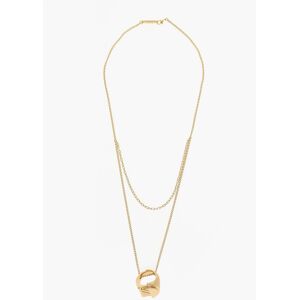 Ambush Gold-Tone Silver Necklace with Ring Pendant size Unica - Male