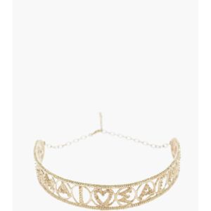 Christian Dior Golden-Effect Choker Necklace size Unica - Female