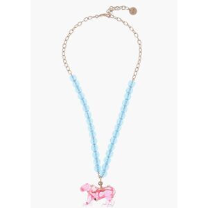 Christian Dior Necklace with Plexiglass Beads and Colored Charm size Unica - Female