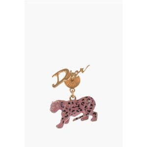 Christian Dior Single Brass Earring with Tiger Pendant size Unica - Female