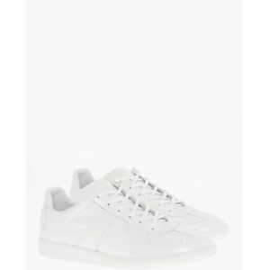 Maison Margiela MM22 Solid Color Patent Leather Low-Top Sneakers size 40 - Male