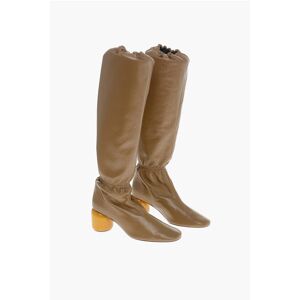 Jil Sander Calfskin NIKKI Boots with Block Heel 6cm size 38 - Female