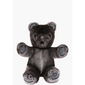 Philipp Plein Real Fur Teddy Bear 40 Soft Toy with Rhinestone Embellished size Unica - Unisex