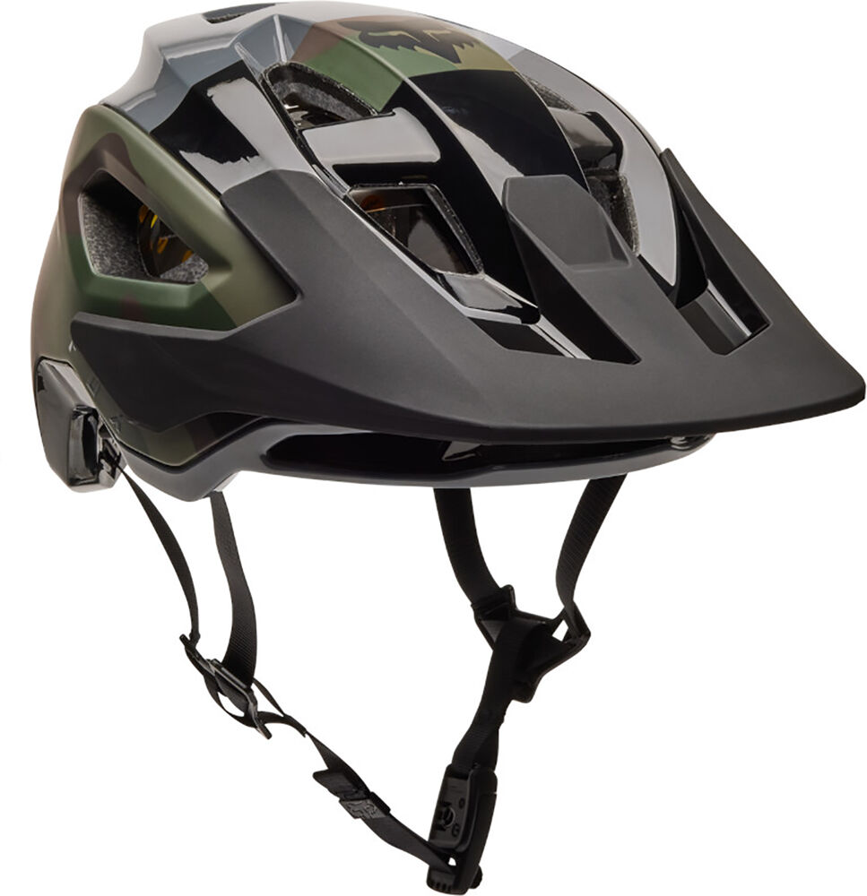 Fox Racing Speedframe Pro Camo Mips Mtb Helmet Olive Camo S unisex