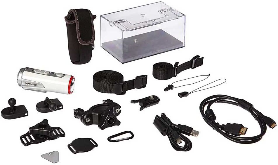 Polaroid Sports Action Xs 100 Full Hd Action Camera Black One Size unisex