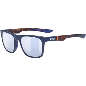 Uvex Lgl 42 Mirrored Sunglasses Blue Mat Havanna Litemirror Silver/CAT3 unisex Uvex Lgl 42 Mirrored Sunglasses Blue Mat Havanna Litemirror Silver/CAT3 unisex