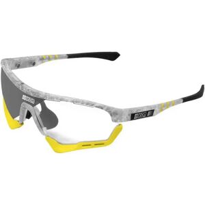 Scicon Aerotech Photochromic Sunglasses Frozen White / Yellow Silver Mirror/CAT 1-3 unisex Scicon Aerotech Photochromic Sunglasses Frozen White / Yellow Silver Mirror/CAT 1-3 unisex
