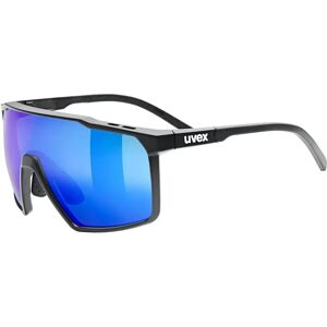 Uvex Mtn Perform S Sunglasses Black Matt Supervision Mirror Blue/CAT2 unisex Uvex Mtn Perform S Sunglasses Black Matt Supervision Mirror Blue/CAT2 unisex