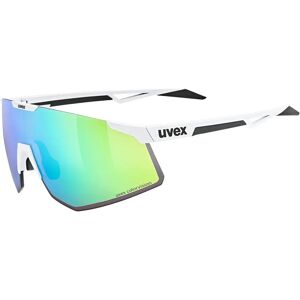 Uvex Pace Perform S Cv Sunglasses White Matt Colorvision Mirror Green/CAT3 unisex Uvex Pace Perform S Cv Sunglasses White Matt Colorvision Mirror Green/CAT3 unisex