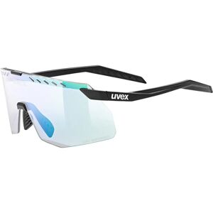 Uvex Pace Stage S V Photochromic Sunglasses Black Matt Variomatic Mirror Green/CAT1-3 unisex Uvex Pace Stage S V Photochromic Sunglasses Black Matt Variomatic Mirror Green/CAT1-3 unisex