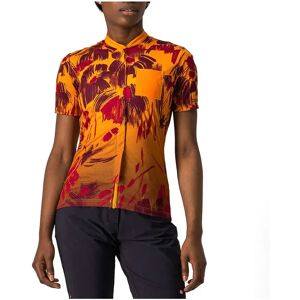 Castelli Unltd Sentiero Short Sleeve Jersey Golden Orange / Barbaresco Red L Women Castelli Unltd Sentiero Short Sleeve Jersey Golden Orange / Barbaresco Red L Women