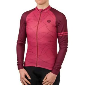 Agu Velo Wave Essential Long Sleeve Jersey Rusty Pink L Women Agu Velo Wave Essential Long Sleeve Jersey Rusty Pink L Women