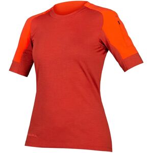 Endura Women's GV500 Cycling Jersey - Cayenne - Road/Off-road Endura Women's GV500 Cycling Jersey - Cayenne - Road/Off-road