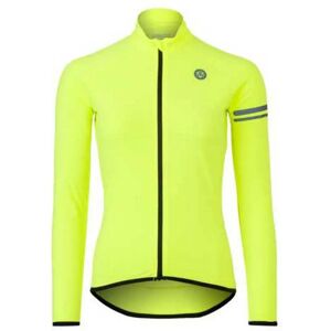 Agu Thermo Essential Long Sleeve Jersey Fluo Yellow M Women Agu Thermo Essential Long Sleeve Jersey Fluo Yellow M Women