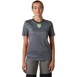 Fox Racing Defend Race Short Sleeve T-shirt Pewter Grey XS Women Fox Racing Defend Race Short Sleeve T-shirt Pewter Grey XS Women