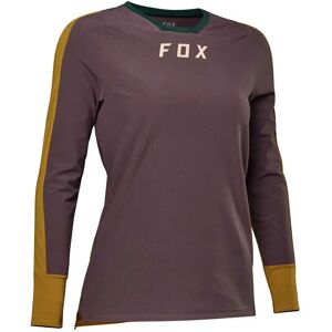 Fox Racing Defend Thermal Long Sleeve Jersey Medium Brown XS Women Fox Racing Defend Thermal Long Sleeve Jersey Medium Brown XS Women