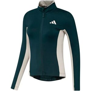 Adidas Tempo 3 Stripes Long Sleeve Jersey Aurora Ivy Mel M Women Adidas Tempo 3 Stripes Long Sleeve Jersey Aurora Ivy Mel M Women