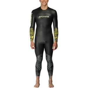 Salvimar Swim Pro Long Sleeve Neoprene Wetsuit Black / Yellow L Men Salvimar Swim Pro Long Sleeve Neoprene Wetsuit Black / Yellow L Men
