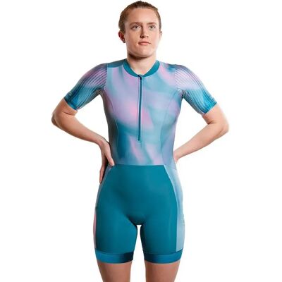 Zone3 Activate+ Woman Neoprene Short Sleeve Wetsuit Print M Women Zone3 Activate+ Woman Neoprene Short Sleeve Wetsuit Print M Women