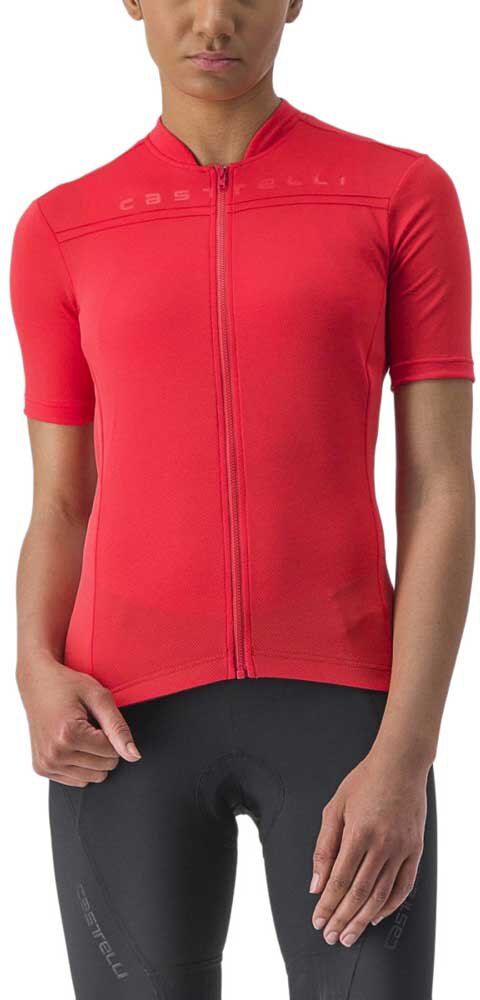 Castelli Anima 4 Short Sleeve Jersey Hibiscus S Women