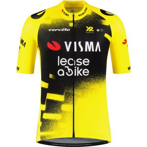 Tvl Team Visma Lease A Bike Replica Wingbeat Short Sleeve Jersey Multicolor L Men