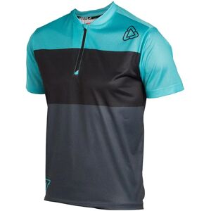 Leatt Dbx 1.0 Short Sleeve Jersey Teal / Granite XS Men Leatt Dbx 1.0 Short Sleeve Jersey Teal / Granite XS Men