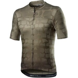 Castelli Pave Short Sleeve Jersey Bark Green 2XL Men Castelli Pave Short Sleeve Jersey Bark Green 2XL Men