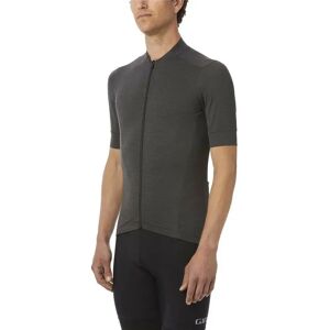 Giro New Road Short Sleeve Jersey Charcoal Heather L Men Giro New Road Short Sleeve Jersey Charcoal Heather L Men