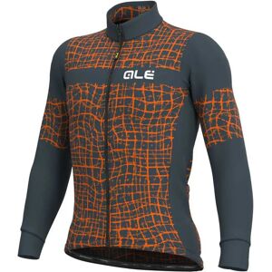 Ale Wall Long Sleeve Jersey Grey / Fluor Orange M Men Ale Wall Long Sleeve Jersey Grey / Fluor Orange M Men