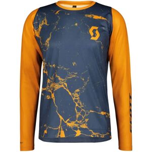 Scott Trail Vertic Long Sleeve Jersey Copper Orange / Midnight Blue S Men Scott Trail Vertic Long Sleeve Jersey Copper Orange / Midnight Blue S Men