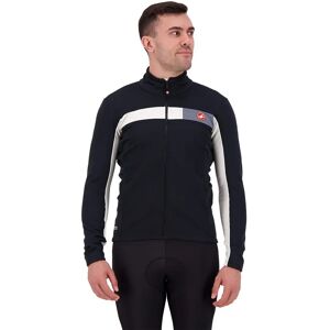 Castelli Mortirolo 6s Jacket Light Black / Chalk / Silver Reflex L Men Castelli Mortirolo 6s Jacket Light Black / Chalk / Silver Reflex L Men
