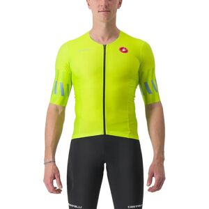 Castelli Free Speed 2 Race Short Sleeve Tri Jersey Electric Lime / Niagara Blue M Men Castelli Free Speed 2 Race Short Sleeve Tri Jersey Electric Lime / Niagara Blue M Men
