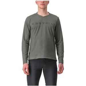 Castelli Trail Tech 2 Long Sleeve T-shirt Forest Grey 3XL Men Castelli Trail Tech 2 Long Sleeve T-shirt Forest Grey 3XL Men