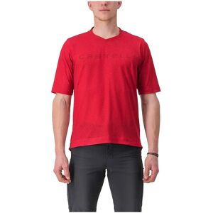 Castelli Trail Tech 2 Short Sleeve T-shirt Dark Red 3XL Men Castelli Trail Tech 2 Short Sleeve T-shirt Dark Red 3XL Men