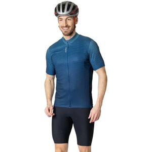 Odlo Essential 411952 Short Sleeve Jersey Porcelain / Blue Wing Teal S Men Odlo Essential 411952 Short Sleeve Jersey Porcelain / Blue Wing Teal S Men