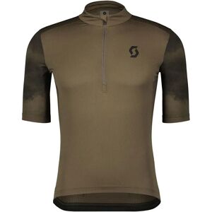 Scott Gravel 10 Short Sleeve Jersey Shadow Brown / Black 2XL Men Scott Gravel 10 Short Sleeve Jersey Shadow Brown / Black 2XL Men